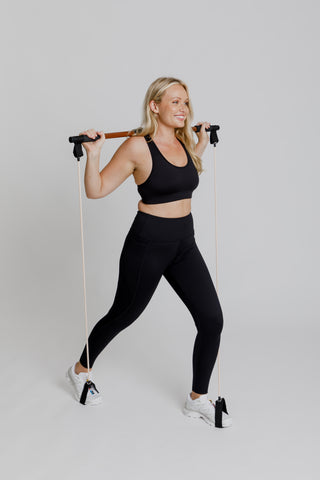 Essential High-Waist Move Legging - Black