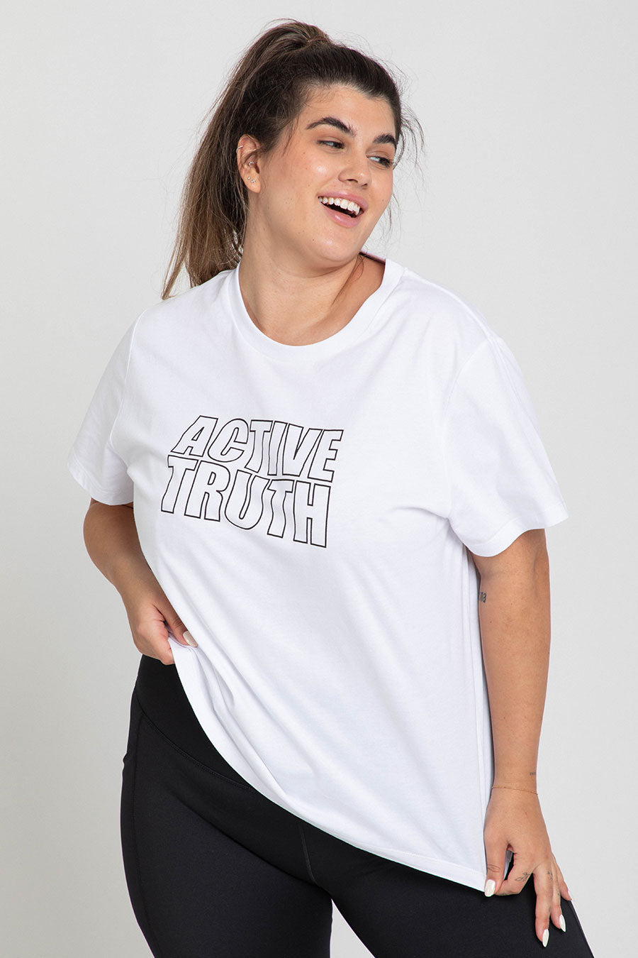 Everyday T-Shirt - White, Activewear Tops, Active Truth