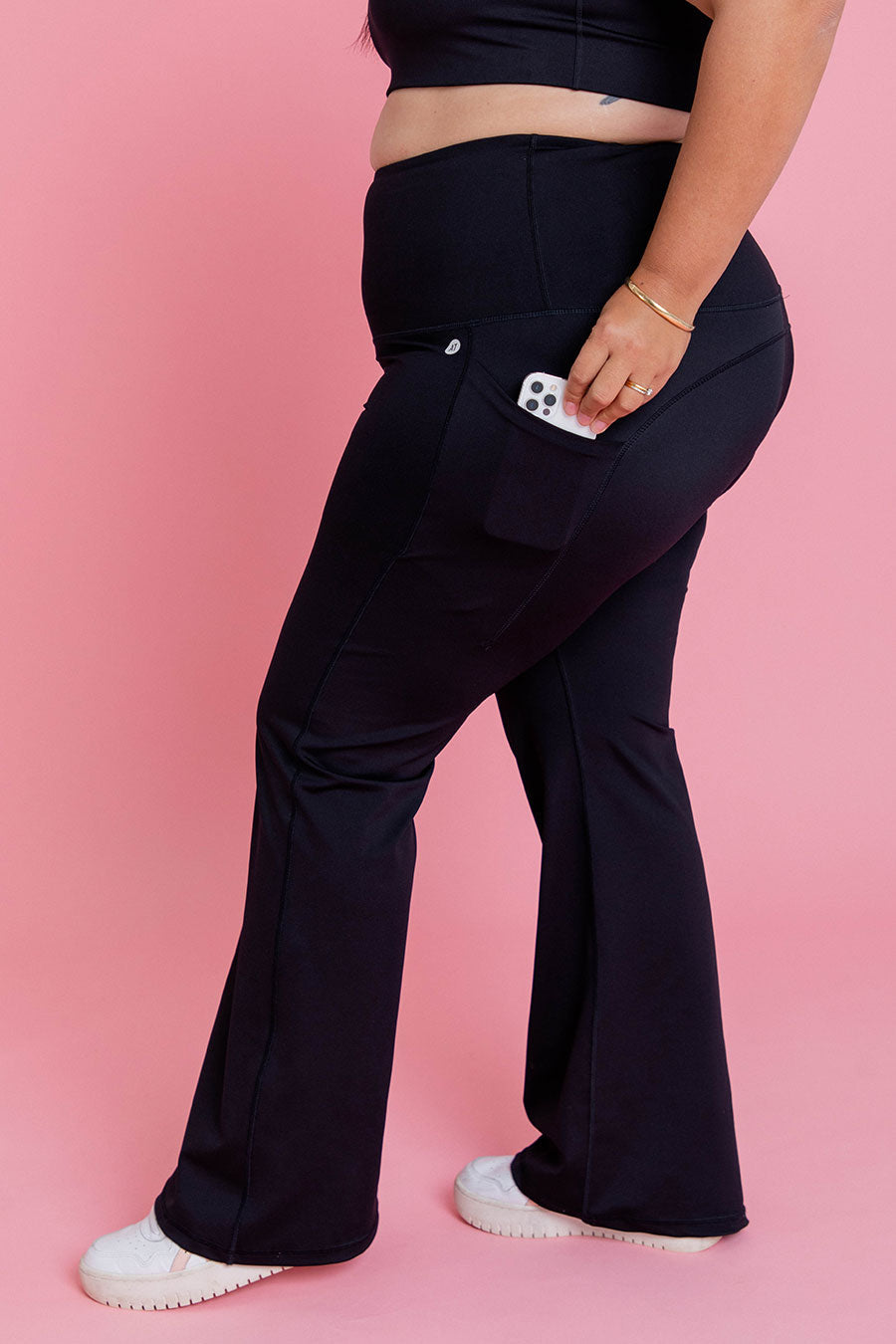 Pocket Flare Full Length Tight - Black from Active Truth™
