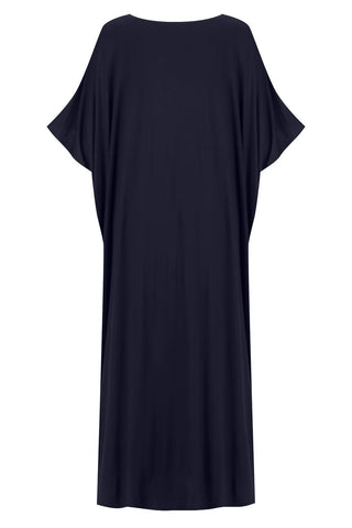 Bamboo Kaftan - Navy