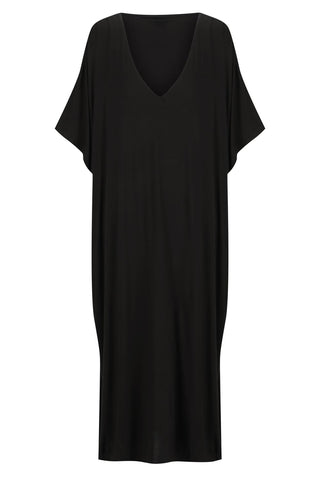 Bamboo Kaftan - Black