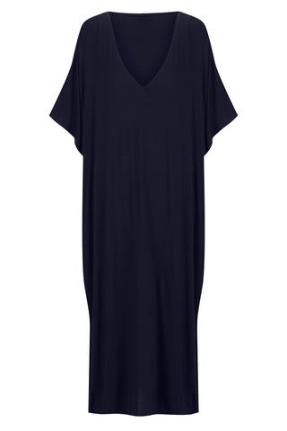 Bamboo Kaftan - Navy