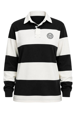 Heritage Rugby Jumper - Black/Cream