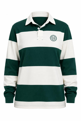 Heritage Rugby Jumper - Green/Cream