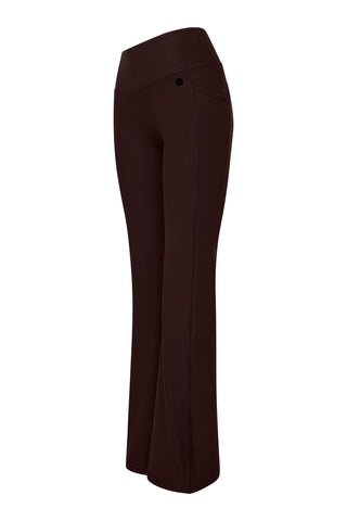 Thermal Flare Pocket Legging - Espresso