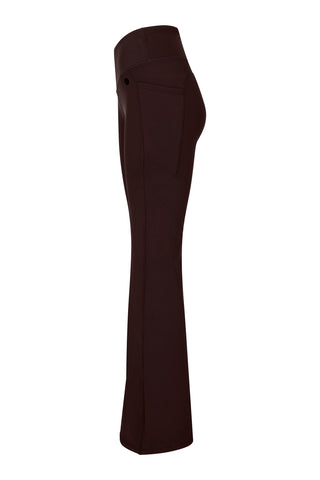 Thermal Flare Pocket Legging - Espresso