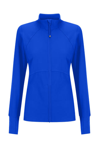 Zip Through Base Jacket - Indigo