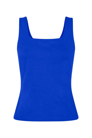 Shelf Bra Base Tank - Indigo
