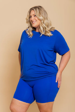 Perform Lightweight Training T-Shirt - Indigo