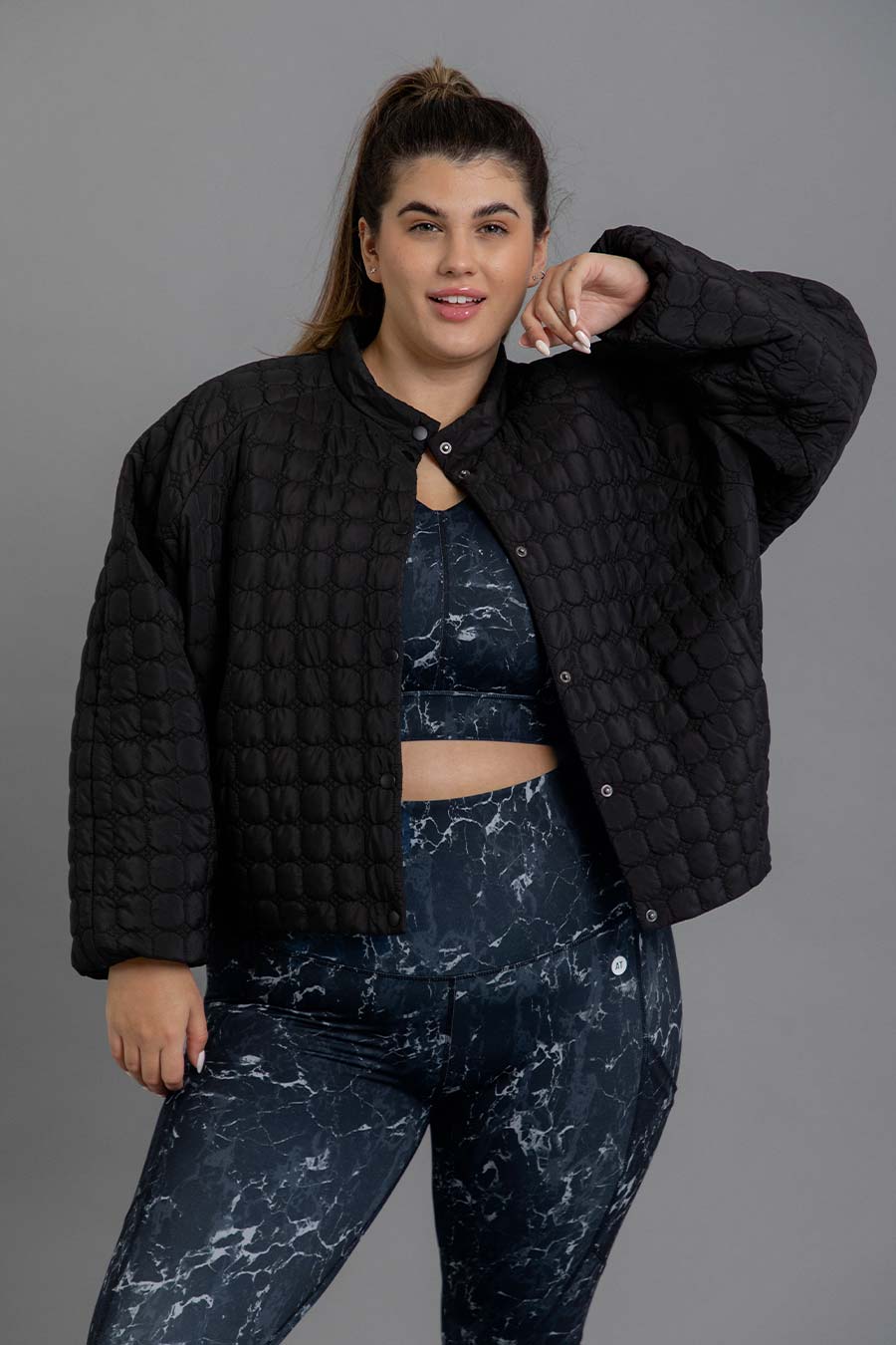 Mini Puff Jacket - Black