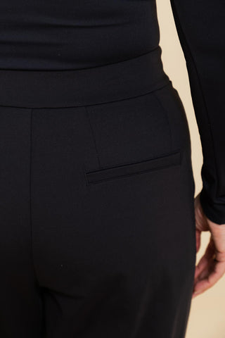 Motion Wide Leg Tailored Pant - Black