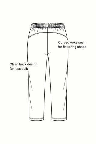Motion Pull On Pant - Black