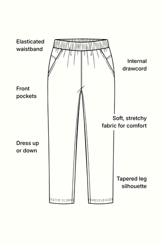 Motion Pull On Pant - Espresso