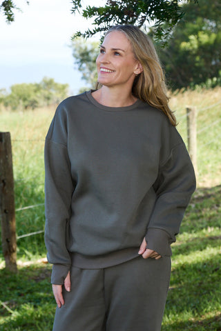 Offline Crew Sweat - Khaki
