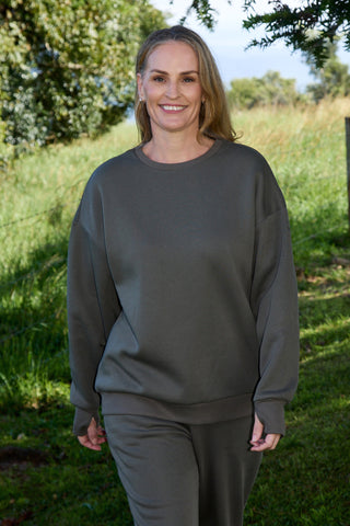Offline Crew Sweat - Khaki