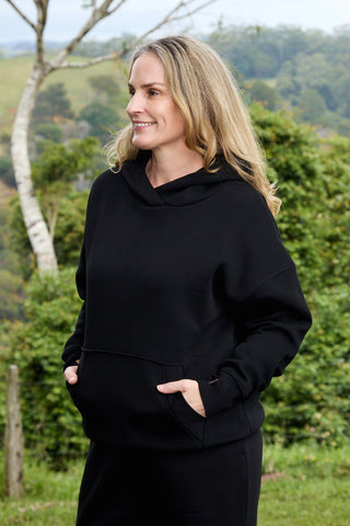 Offline Oversized Hoodie - Black