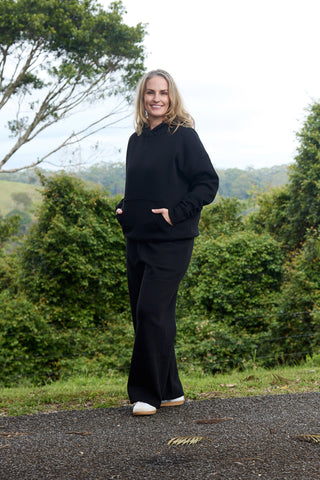 Offline Oversized Hoodie - Black