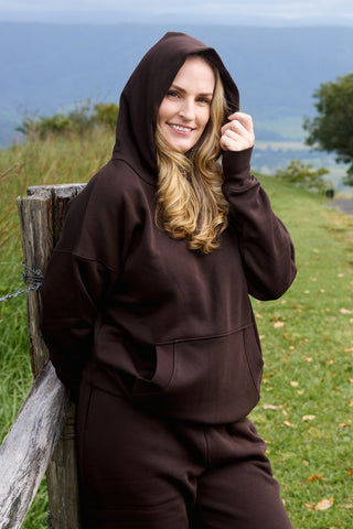 Offline Oversized Hoodie - Espresso