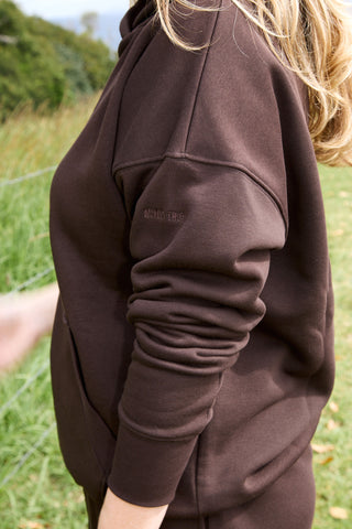 Offline Oversized Hoodie - Espresso