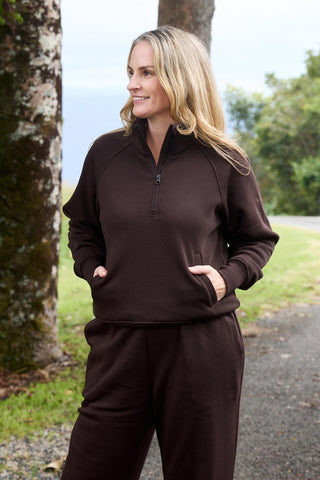 Model wears a size S. She is a size 10 and 169cm tall.