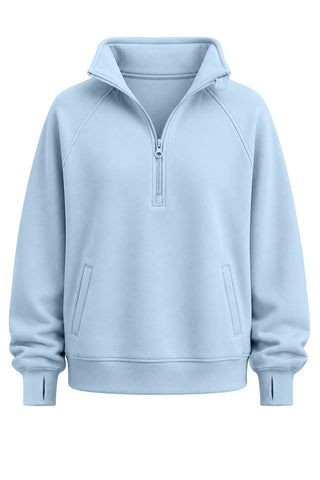 Offline Quarter Zip Jumper - Cool Blue