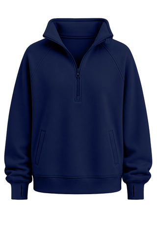 Offline Quarter Zip Jumper - Navy