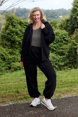 Model wears a size S. She is a size 10 and 165cm tall.