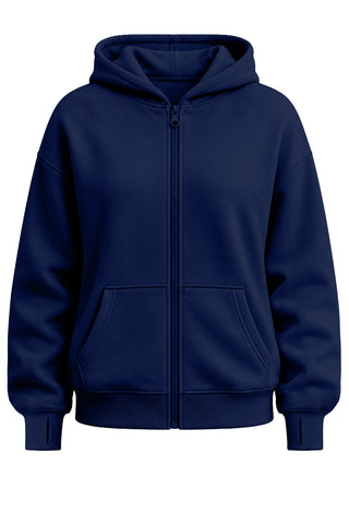 Offline Zip Front Hoodie - Navy