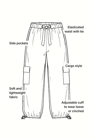 Parachute Pant - Black