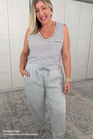 Pocket Tank - Black Stripe