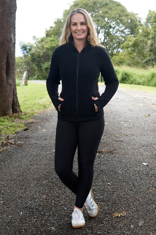 Model wears a size S. She is a size 10 and 169cm tall.
