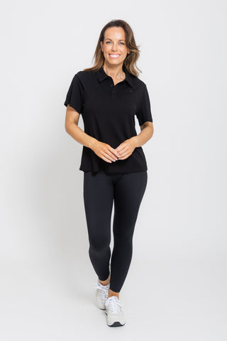Polo Tee - Black