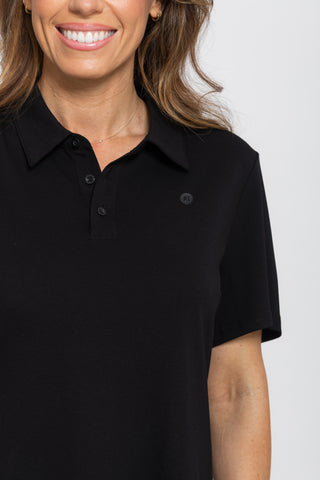 Polo Tee - Black