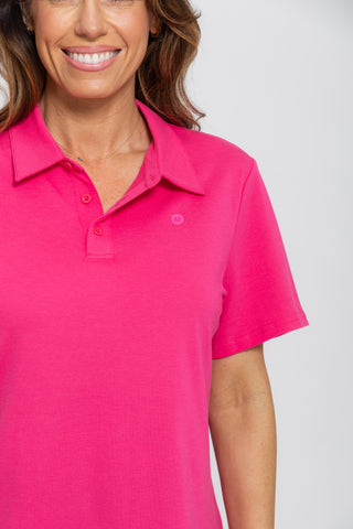 Polo Tee - Pink