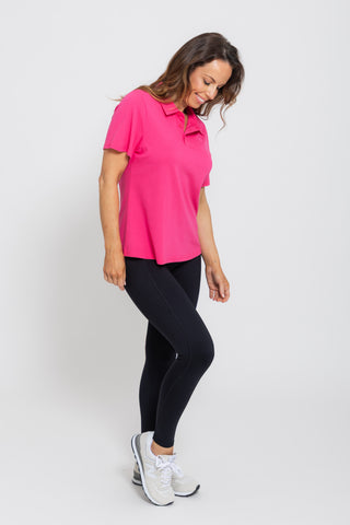 Polo Tee - Pink