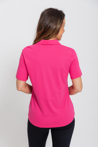 Polo Tee - Pink
