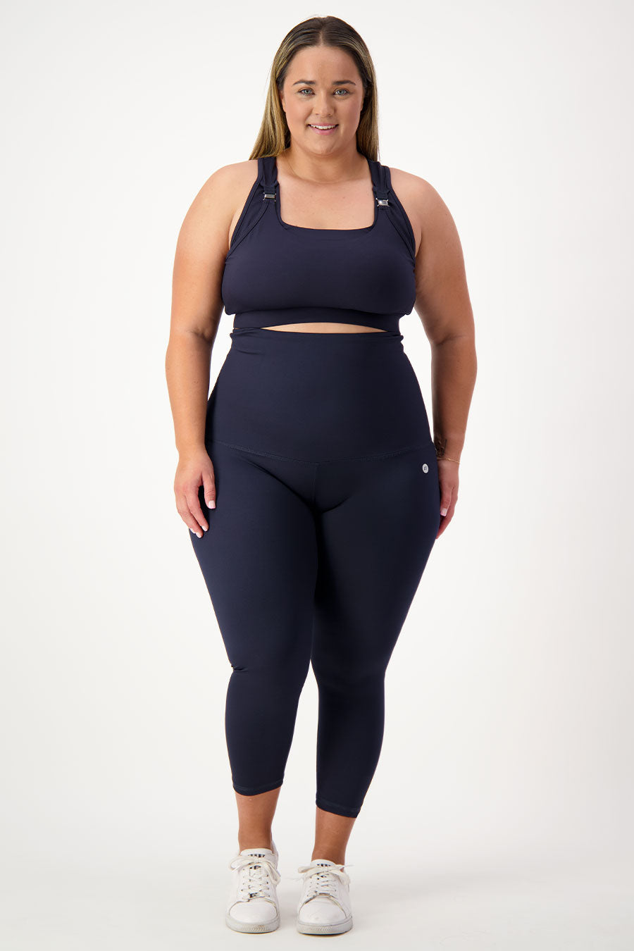 Postnatal Recovery 7/8 Length Tight - Midnight Blue