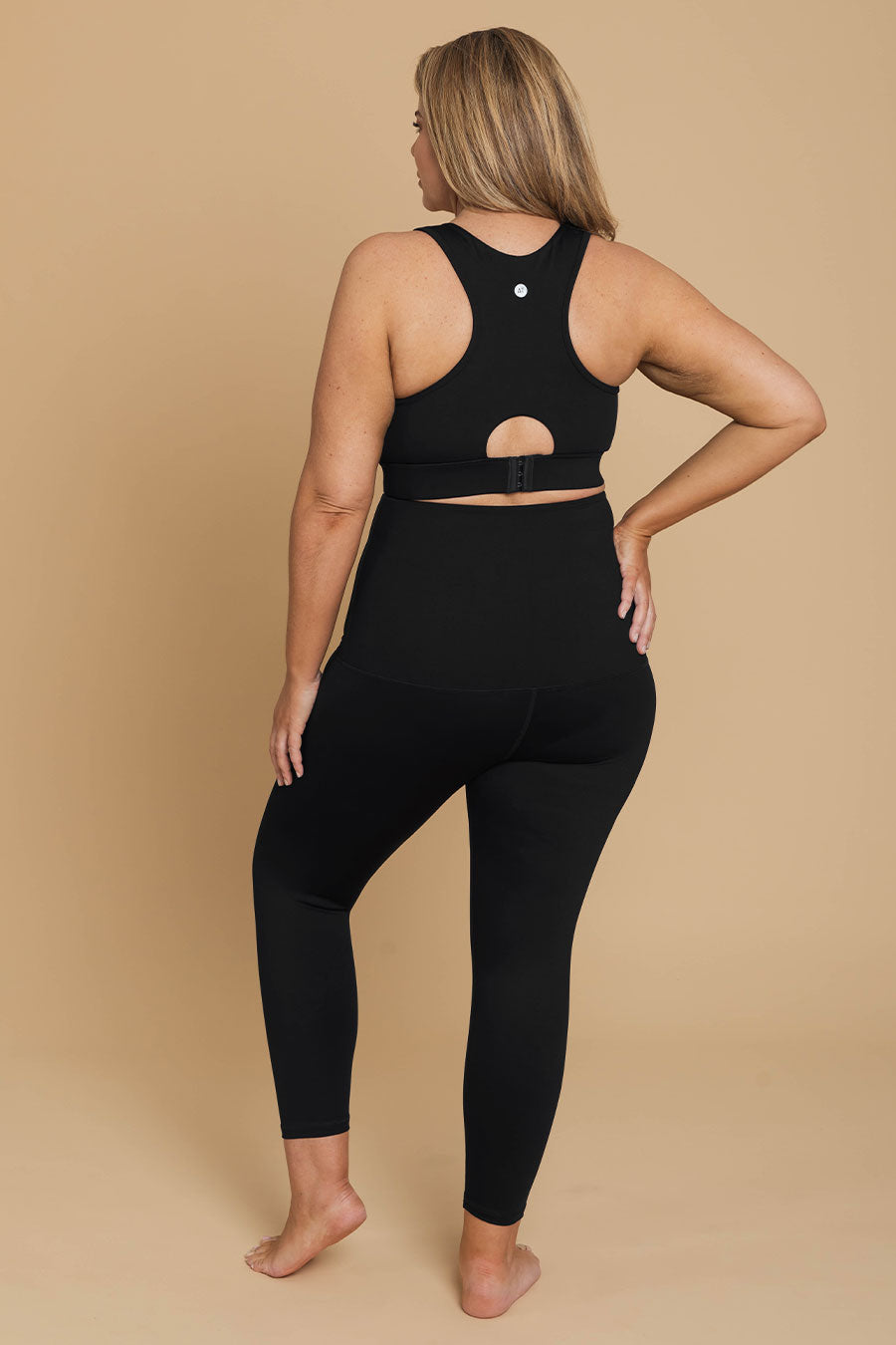 Postnatal Recovery 7/8 Length Tight - Black from Active Truth™

