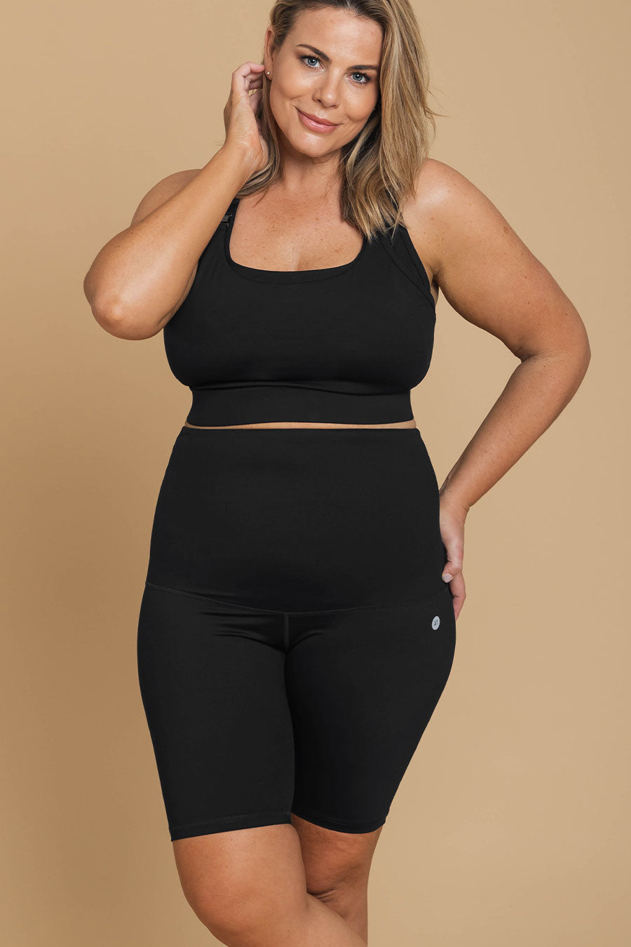 Postnatal Recovery Shorts – Black, Active Truth