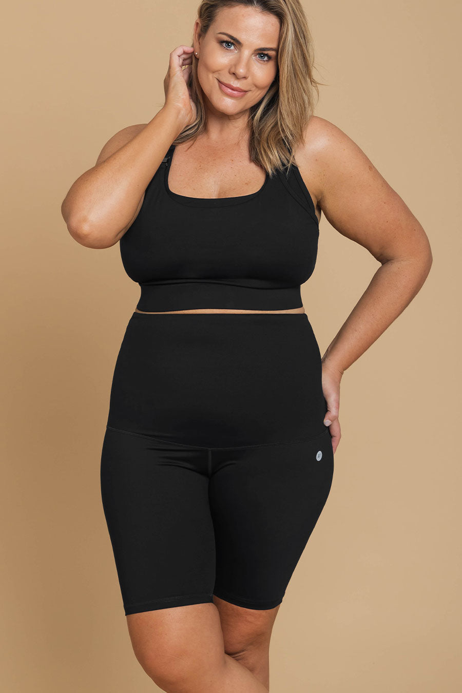 Postnatal Recovery Bike Short - Black from Active Truth™
