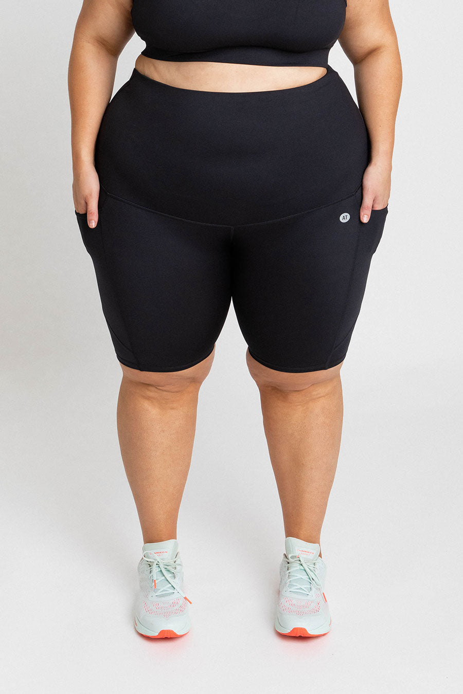 Postnatal Recovery Pocket Bike Short - Black