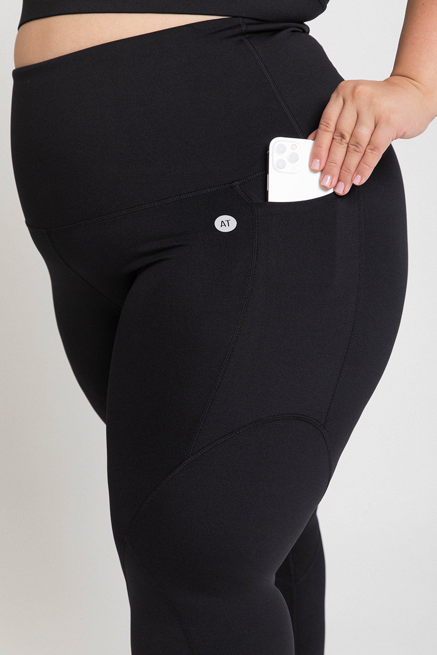 Power Pocket 7/8 Length Tight - Black