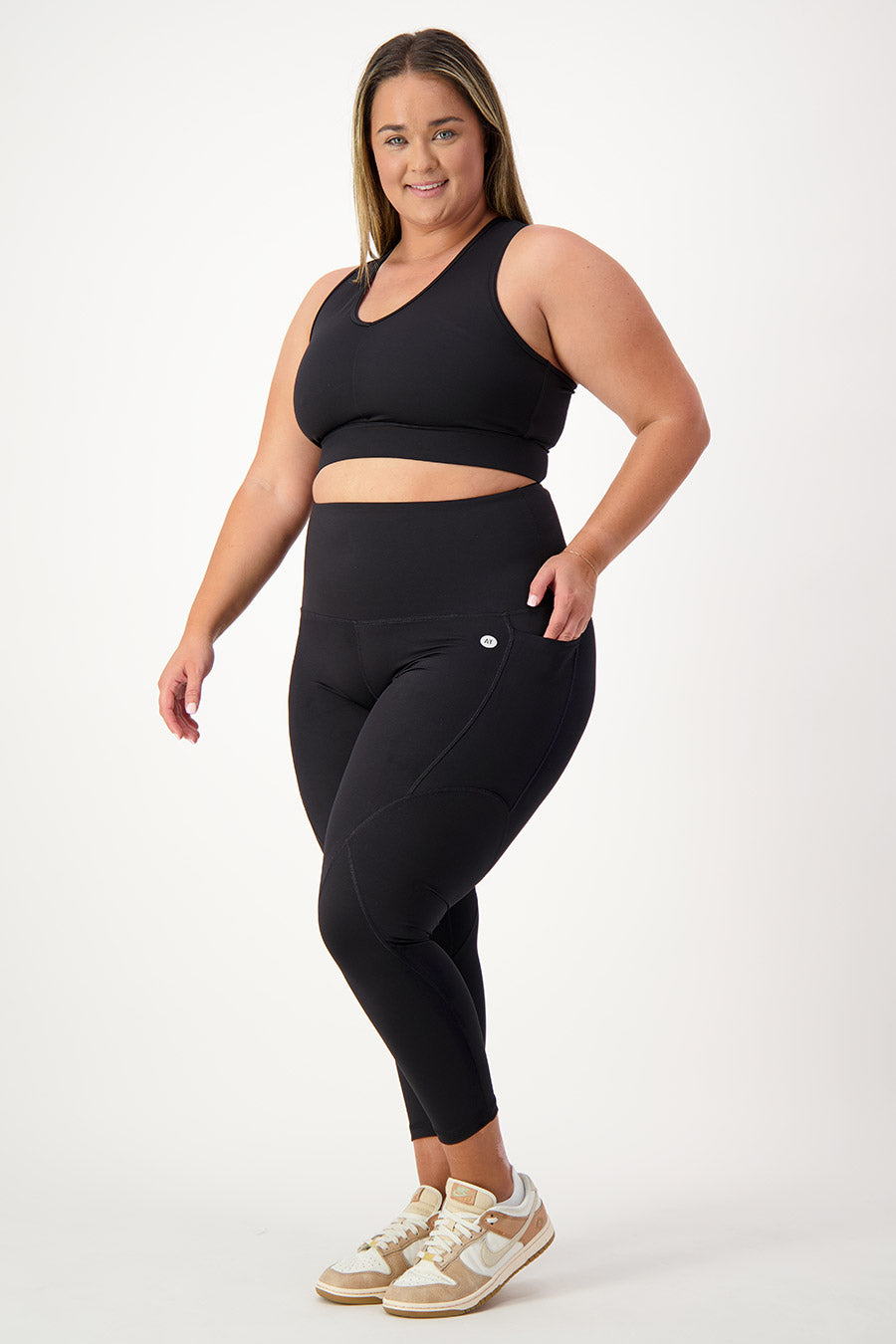 Power Pocket 7/8 Length Tight - Black from Active Truth™
