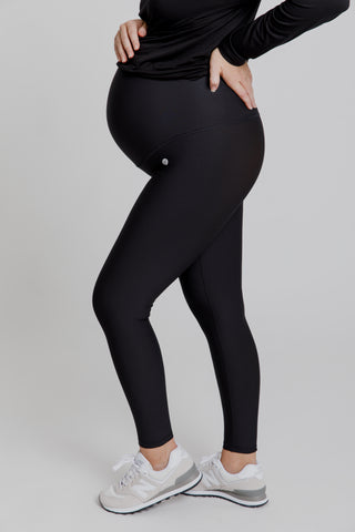 Maternity Support Move Legging - Black - Active Truth - Image 1
