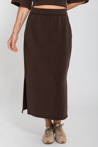 Softluxe Skirt - Espresso - Active Truth - Image 1