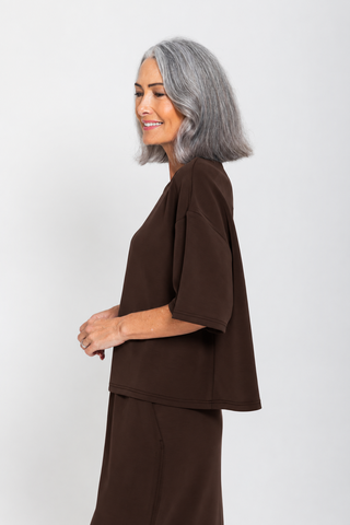 Softluxe Tee - Espresso - Active Truth - Image 2