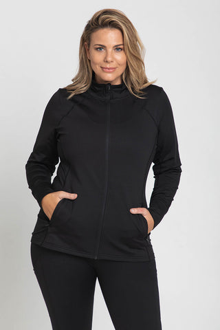 Model wears an XL. She is size 16 and 181cm tall.