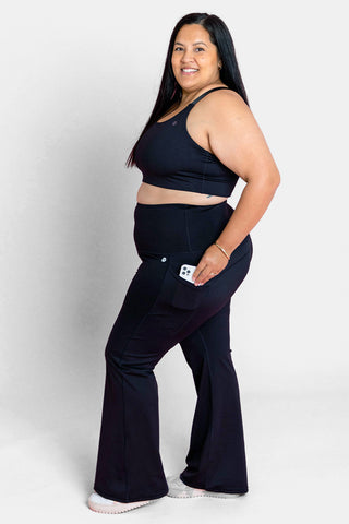 Thermal Flare Pocket Legging - Black