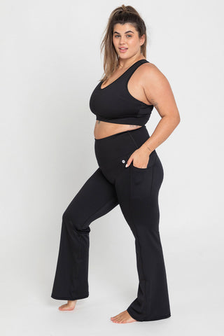 Thermal Flare Pocket Legging - Black