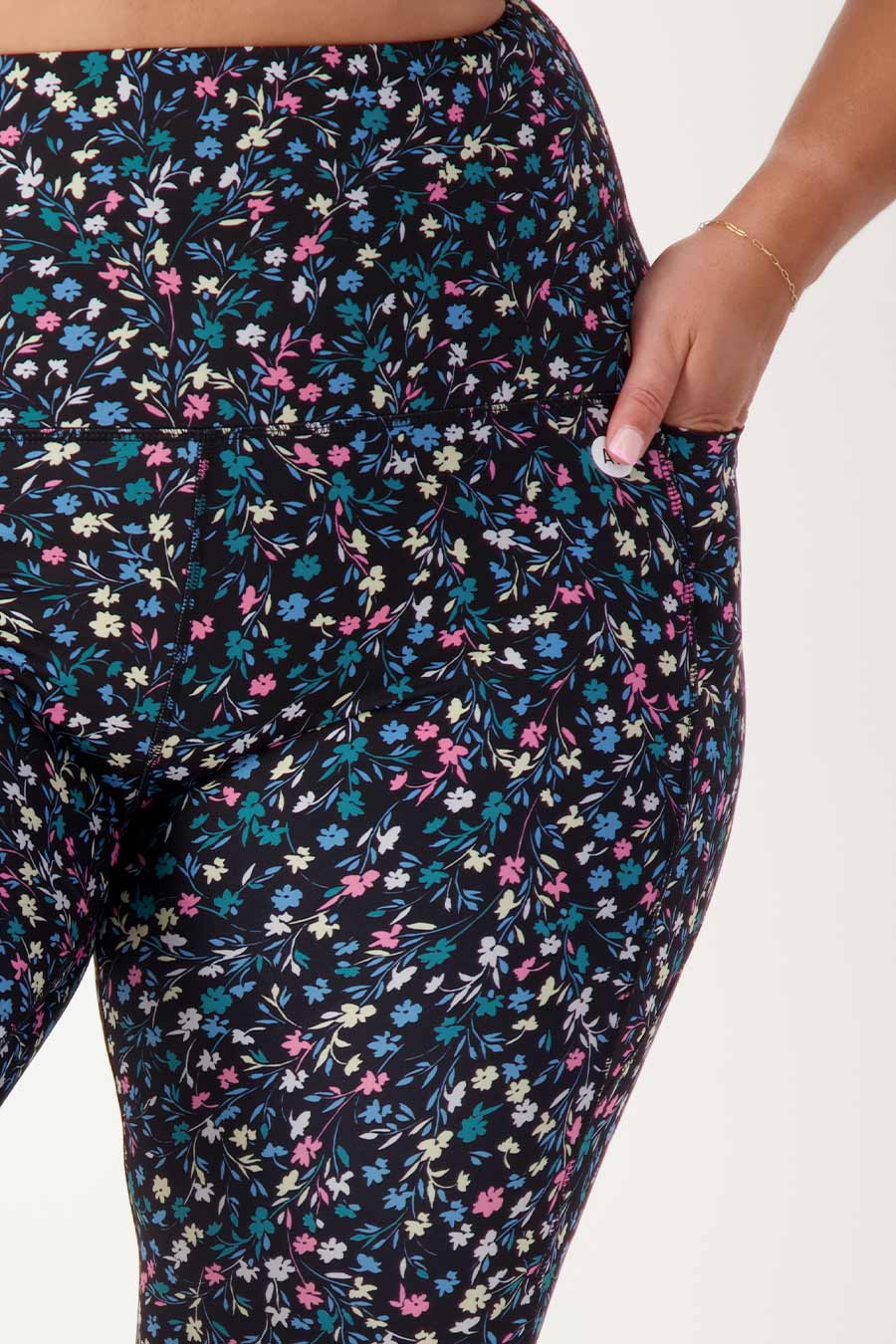 Training Pocket 7/8 Length Tight - Garden Party